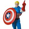 MAFEX No. 217 CAPTAIN AMERICA (COMIC Ver.) Non-scale Painted Action Figure, Approximately 160mm Tall