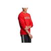 Adidas Neo Letter Logo Print Crew Neck Long Sleeve Sweatshirt Men Tops Red HD4692