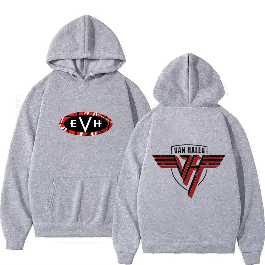 Eddie Van Halen Evh Theme New Hoodies and Sweatshirts Men & Essentials Hoodie Graphic Y2k Men's Clothing Hooded Shirt Autumn