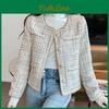 Jacket Style French Fragrance Small Womens Autumn Temperament Small Short Tweed Top