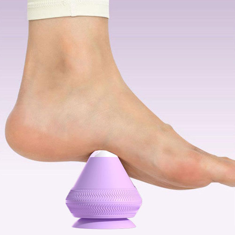 Silicone Massager Ball USB Rechargeable Vibrating Massage Ball Fitness Muscle Waist Back Relaxation Massager For Pain Relief