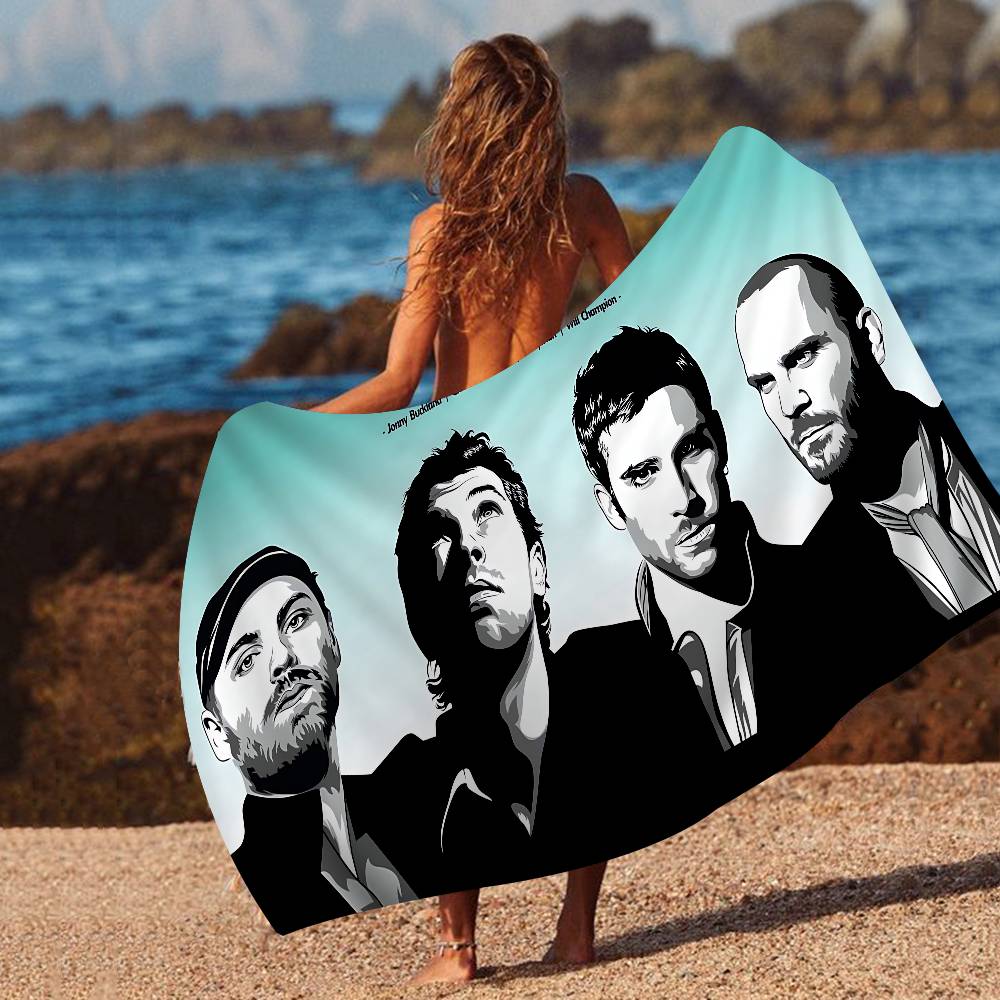 Известный винтажный пляжный полотенце из микрофибры для группы C-Coldplay, впитывающее, быстросохнущее, мягкое, для йоги, плавания, альпинизма
