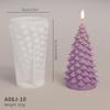 Christmas Pine Tree Scented Candle Silicone Mold, Easy Demolding for Decorative Plaster and Epoxy Resin Ornaments