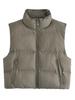 European-American Autumn/Winter Women's Casual Slim Fit Heat-Bonded Three-Color Vest