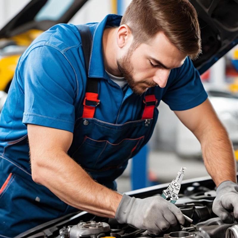 Wire Stripper Pliers Foldable Cable Crimper Wire Stripping Tool For Home Maintenance Circuit Installation Electrical Maintenance