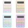 Fun and Functional 12Digit Calculator with Ergonomic Design Mechanical Keyboard Calculator for Accurate Input