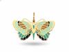 585 14kt Gold Butterfly Pendant with Enamel 0.91g As a Gift for a Woman
