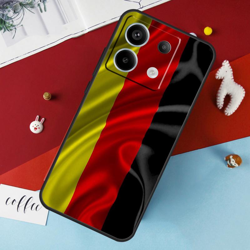 Custodia Banner Bandiera Tedesca Per Xiaomi Redmi Note 14 13 Pro 12 11 10 15 Pro Plus Redmi 15 10C 12C 13C 14C 15C Cover