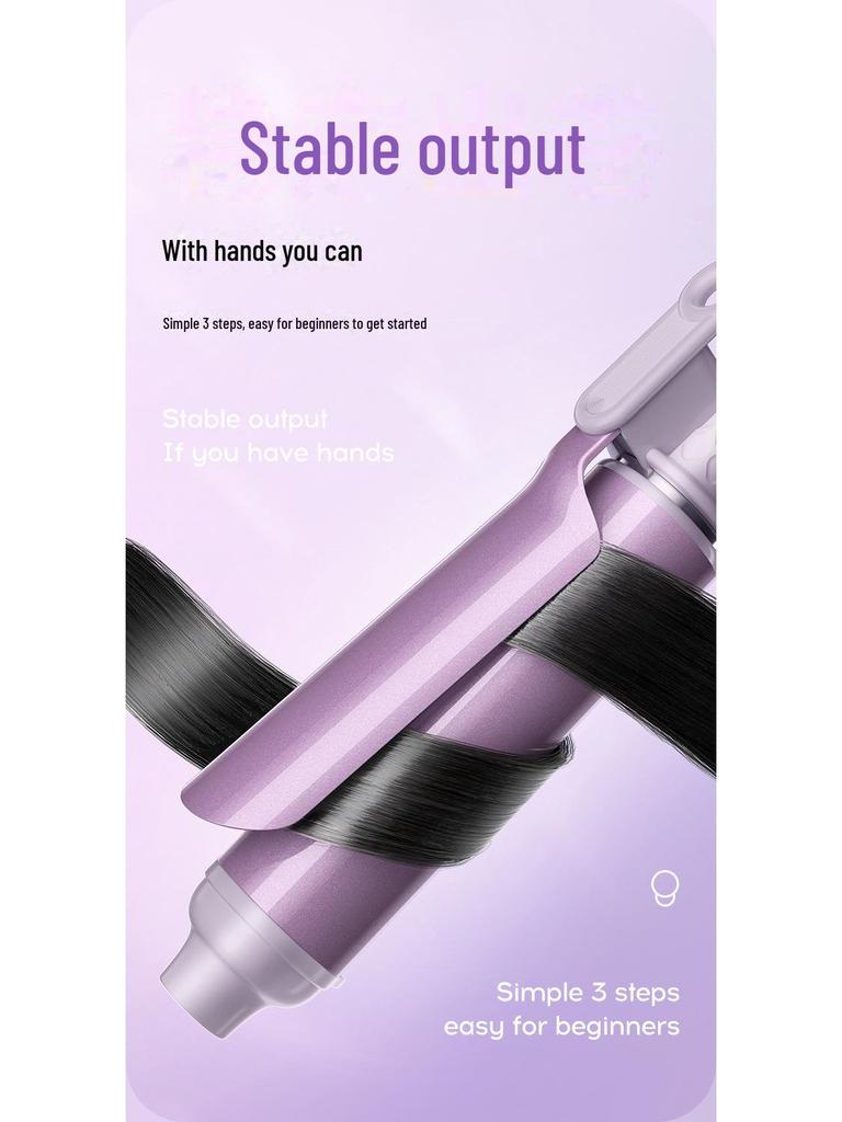40mm Large Curling Iron with Negative Ion for Long-Lasting Waves