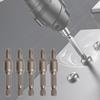 Pack Of 5 Magnetic Bits Tool Heavy Duty Steel Design Smooth Surfaces For Comfortable Grip Enhancing Torques Resistance
