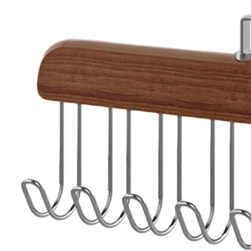 Linne Klädhängare Bälte Underkläder 8 Krokar BH-organisatör Sjal för Bad