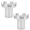 2pcs Alloy Steel Pull Starter Silver Pull Starter Dial New Engine Start Claw  Motorcycles