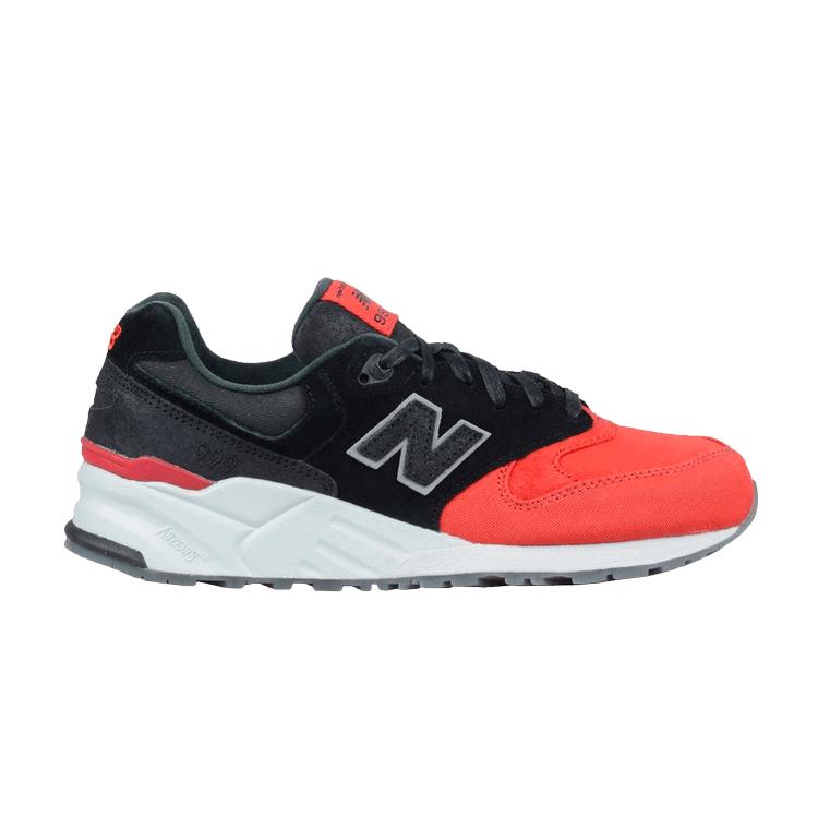 New Balance 999 Canvas Waxed Unisex Sneakers Black Red ML999WXB