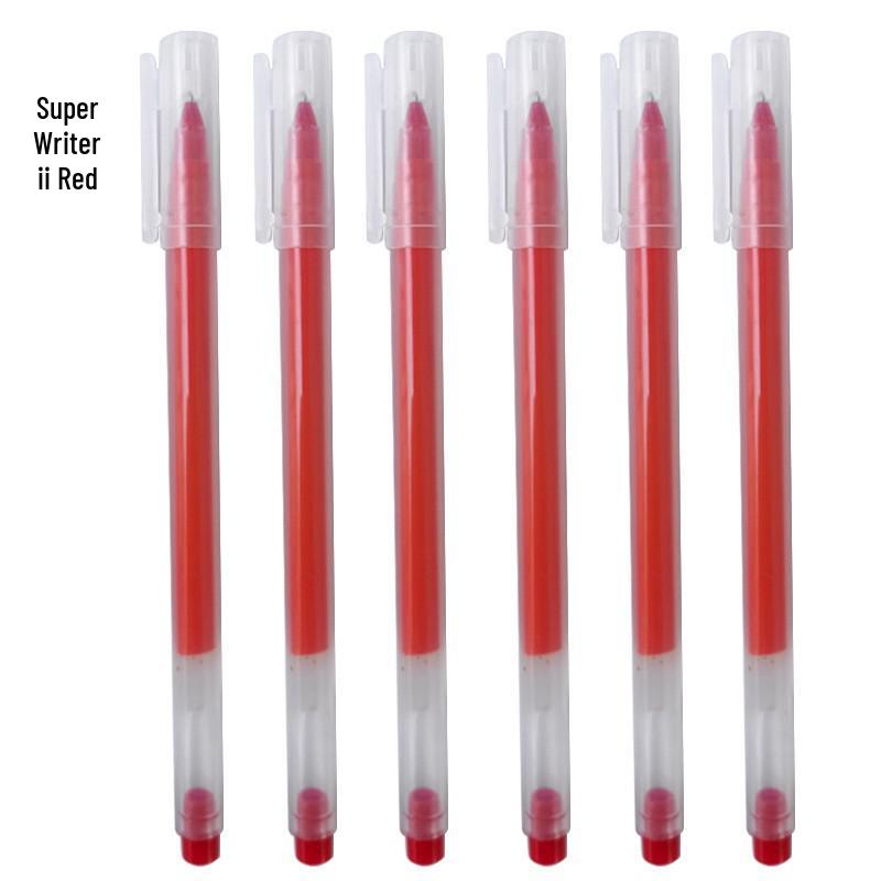 Super Capacity Direct-Fill Exam Pen: Black Needle-Tip Rollerball Water-Based Pen for Students