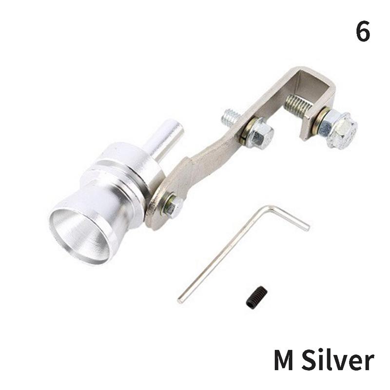Motorbike Car Exhaust Fake Turbo Whistle Pipe Sound Muffler Blow Off Valve Universal Simulator Whistler