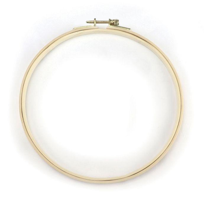 Tambour à broder en bois ø 15 cm