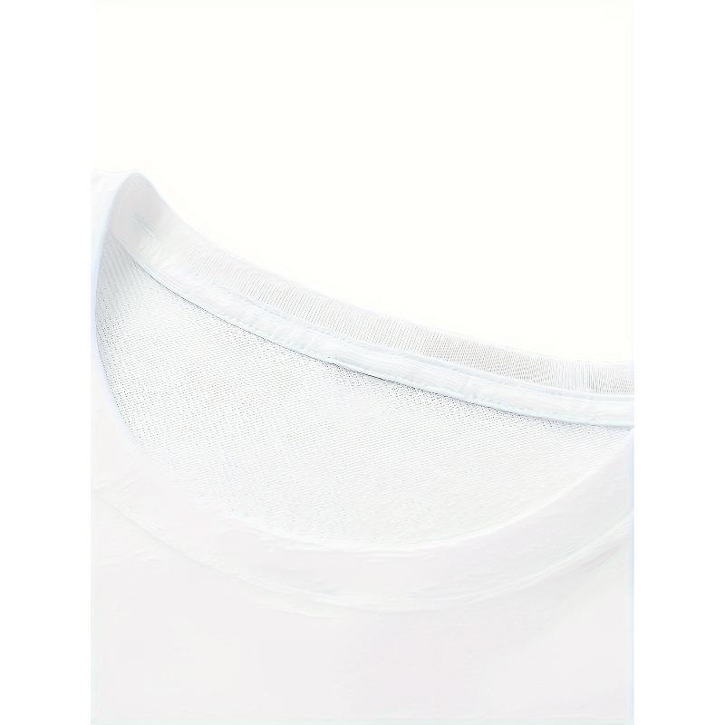 Europäische Größe Basketball Herzschlag Print Kurzarm T-Shirt, Herren Freizeit Bequem Vielseitig T-Shirts Für Sommer Outdoor Geschenk