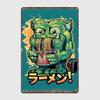 Monster Ramen Metal Sign Club Garage Club Designing Garage Decoration Tin Sign Poster