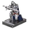 HDMbigmi Guard Leader Cloaked Warrior Knight Pen Holder Cell Phone Ornament Knight Pen Stand Paperweight for Office or Home King's Stand, Statue,