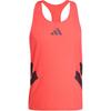 Adidas Neo Logo Round Neck Slim Fit Sleeveless Vest Men Tops Red JD7314