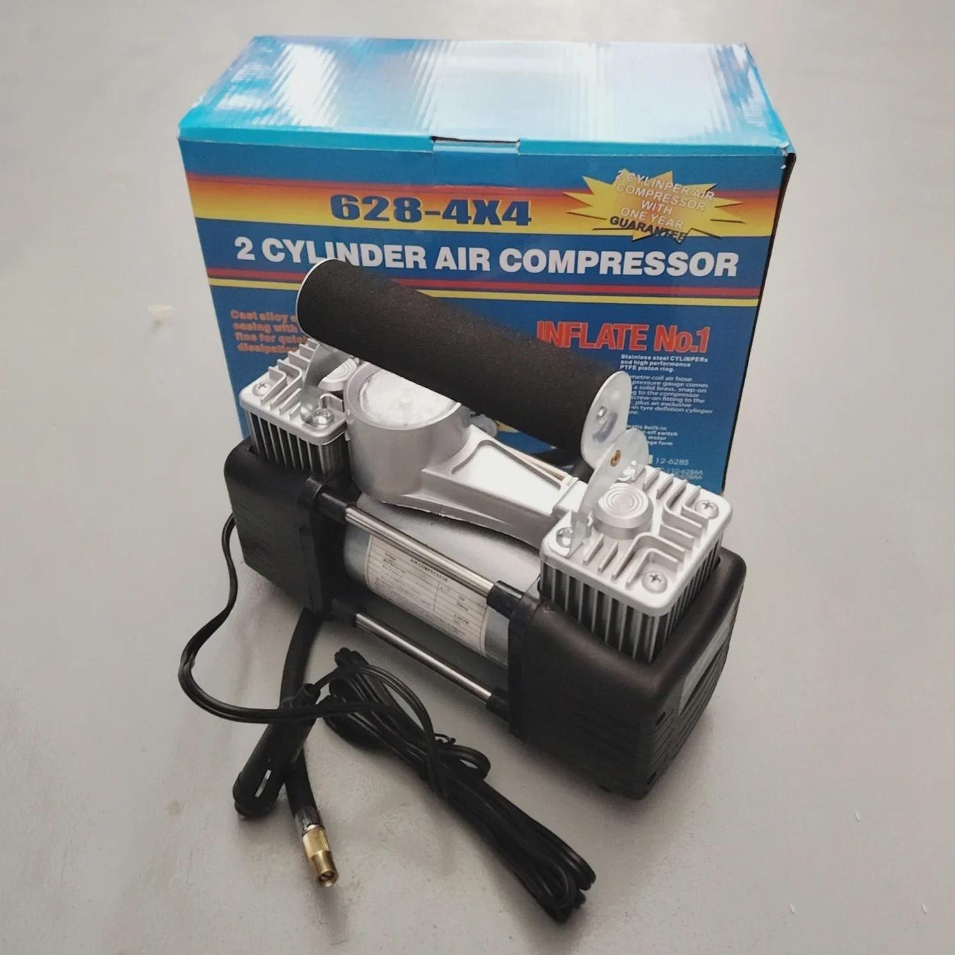 

Двухцилиндровый 12 В высокомощный портативный автомобильный воздушный насос