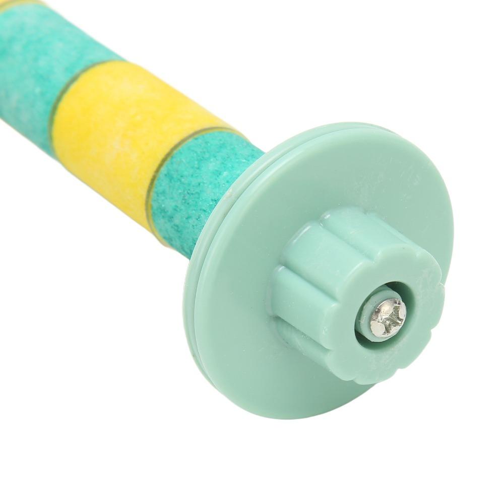 Metal Core Bird Cage Perch Knurled Nut Parrot Beak Trimmer Durable Bird Perch Stand Indoor Aviary