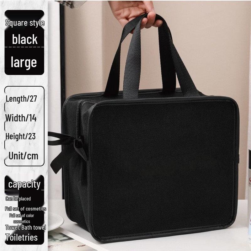 MDNG Women s Portable Cotton-Linen Blend Cosmetic Travel Bag