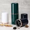 Reise Tragbarer Zahnbürstenbecher Badezimmer Zahnpastahalter Aufbewahrungsetui Box Organizer Reise Toilettenartikel Aufbewahrungsbecher Mundspülbecher