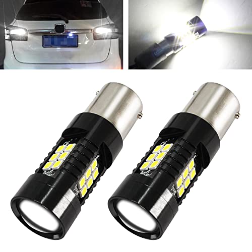 

Светодиод Aoling S25 1157 BAY15D P21/5W с ультрарассеивающей линзой, 21 SMD суперяркая белая светодиодная лампа 12 В 3000 К, лампа заднего хода, габаритный фонарь, комната L