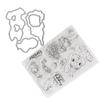 Transparent Stamp DIY Clear SkinFriendly Clear Reusable Stamp for Card Making Decoration