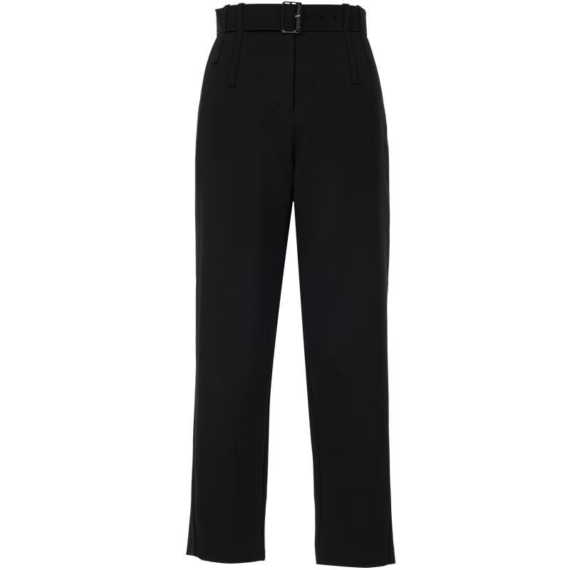 VEROMODA Women's Belted Loose Fit Capri Pants