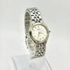 Used [New Battery] SEIKO EXCELINE Ladies Watch Silver Shell 4J41-0030 730091