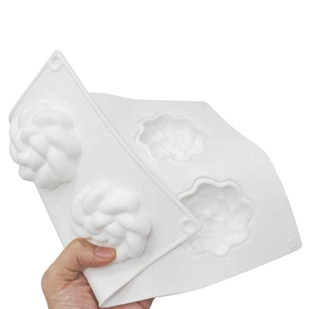 Flower Tart Cake Mold Mousse Mold For Baking Dessert Ring Art Mousse Silicone 3D Mould Silikonowe Moule Tartlet Pan Pastry Tools