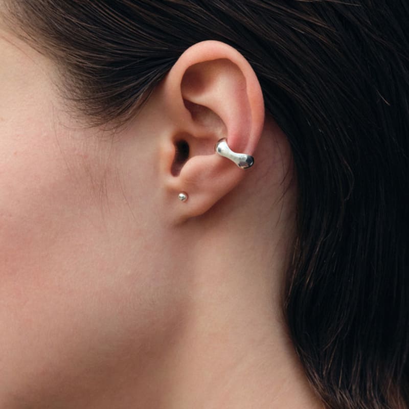 

Another Layer Pebble Earcuff (silver925) silver
