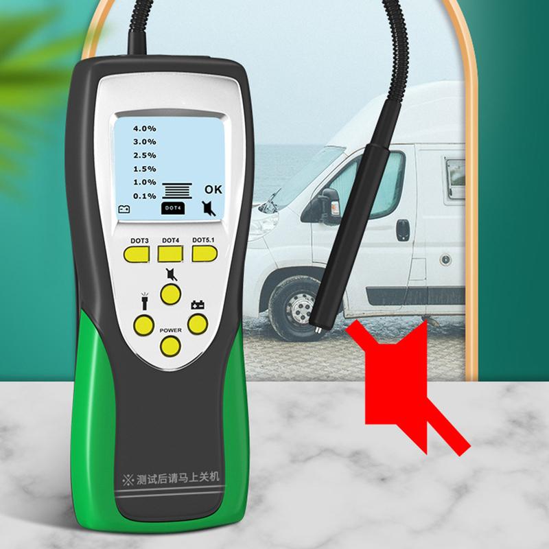 

DY23B Car Brake Fluid Liquid Tester High-Precision Brake Fluid Test Instrument LED Brake Fluid Moisture Tester for Most Vehicle