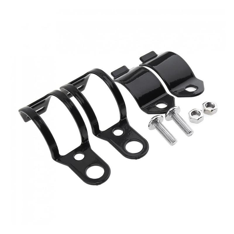 2x Accessoires de Moto Phare de Moto Universel 27-36mm Tube de Fourche Lampe Support Fixe Indicateur de Direction Supports de Fixation