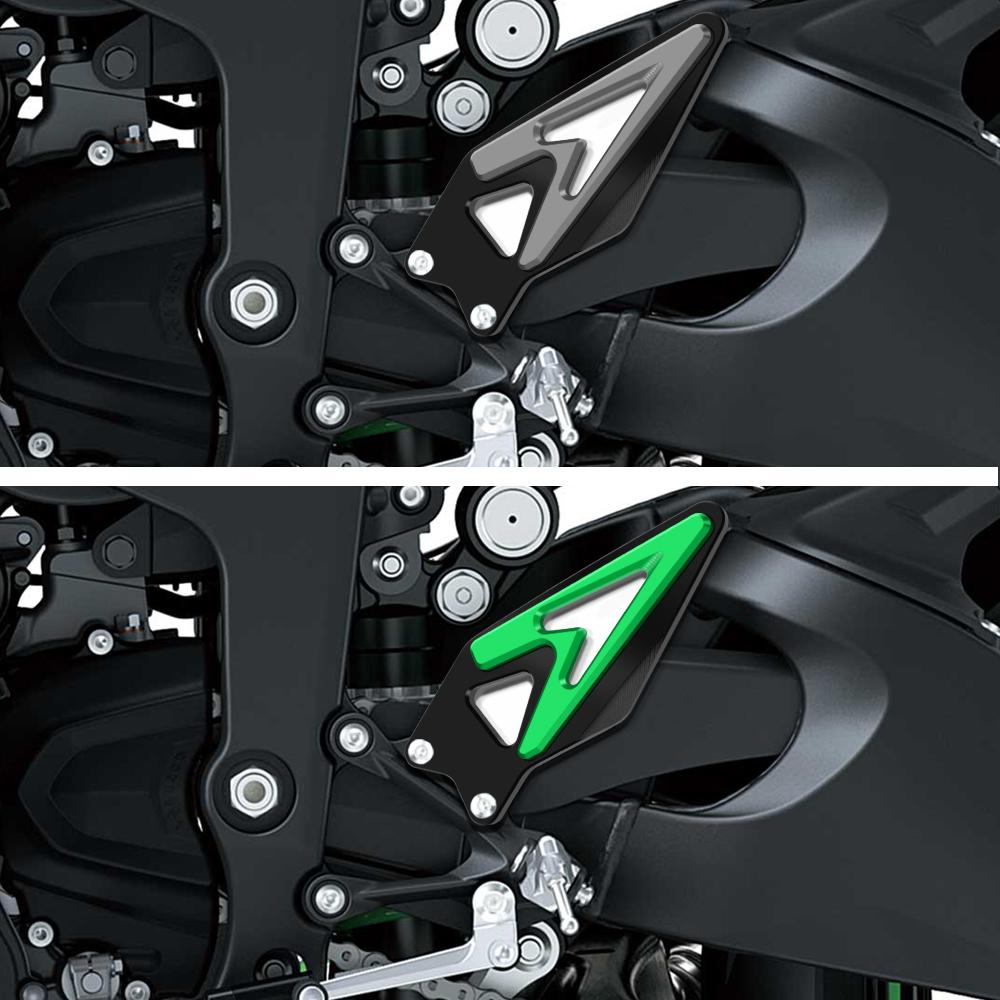 Motorcycle Footrest Heel Guard Cove Rearsets Foot Rest Peg Protector For ZX6R ZX 6R ZX-6R 636 2019-2025 2024 2023