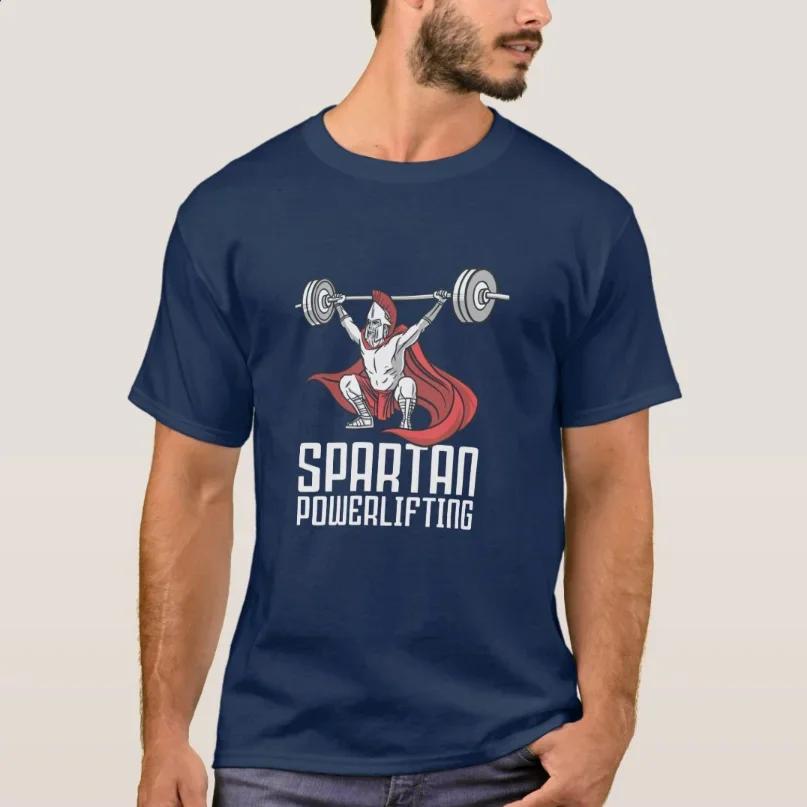 Spartan Powerlifting GYM Bodybuild Muscle Power Training T Shirt Short Sleeve Casual 100 Cotton ONeck Summer Mens Tshirt New