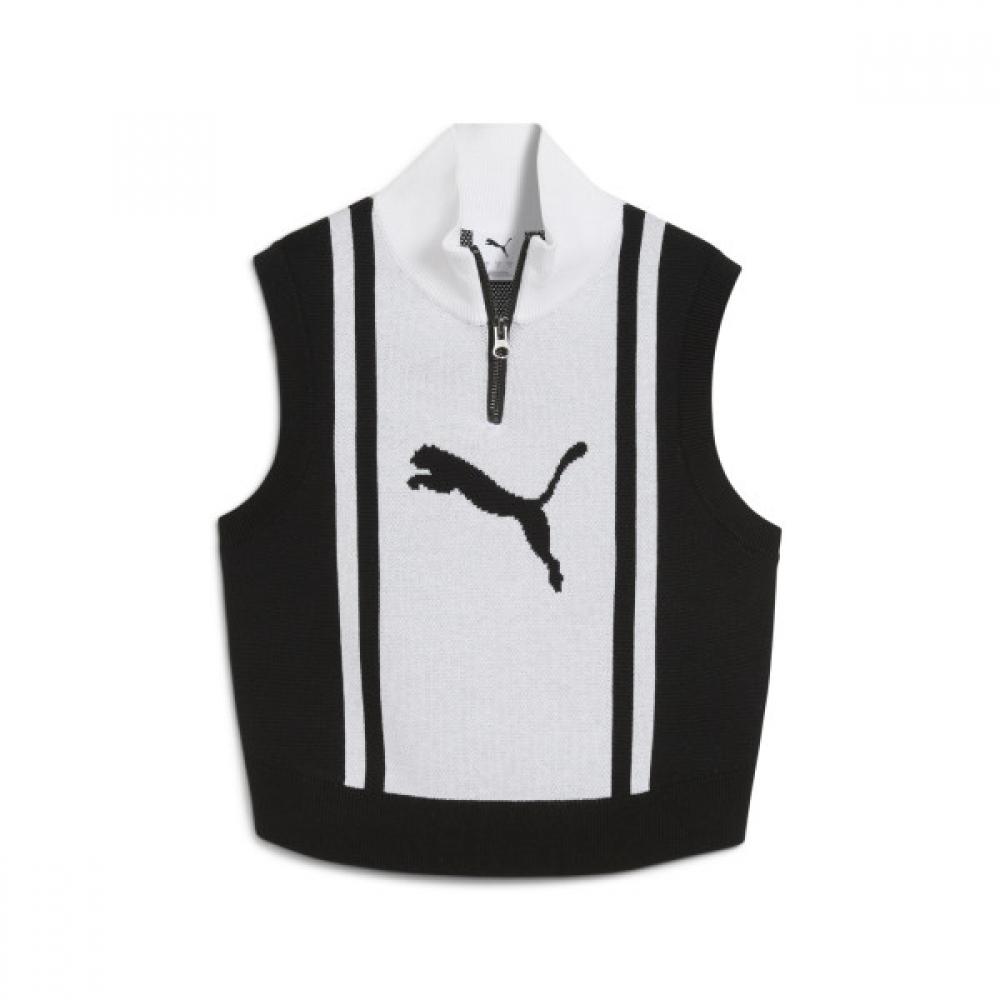 Puma Future Archive Half Zip Knit Tank XS