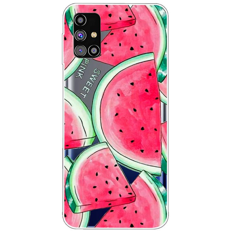 Clear Soft Cover for Samsung A31 A41 A51 A71 Case TPU Transparent Lovely Fashion Cases for Galaxy A71 Silicone Bumper Cat
