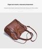 Women's Large Soft Leather Handbag: European & American Style Tote, Single Shoulder & Crossbody Bag, 2025 Collection