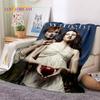 3D The Twilight Saga Edward Bella Blanket,Soft Throw Blanket for Home Bedroom Bed Sofa Picnic Travel Office Cover Blanket Kids