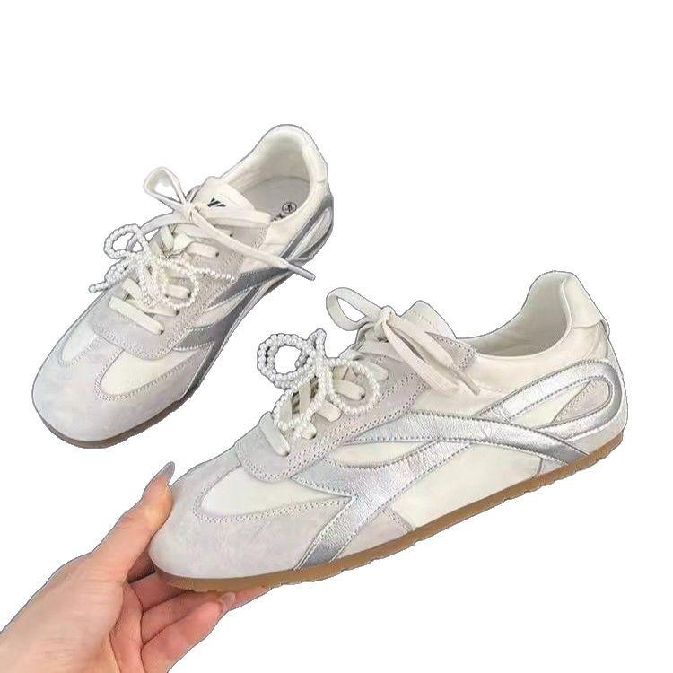 Weiche Lederversion~ innere Höhenerhöhung 4cm Retro Forrest Gump Schuhe 2025 neu Deutsche Trainingsschuhe vielseitige Sport- und Freizeit-Board-Schuhe