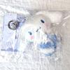 Used sanrio house Baby Moco Plush Key Charm Cinnamon Roll
