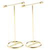 2x Metal Jewelry Organizer Shelf Earring Display Rack