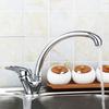 Stainless Steel Sink Faucet Hot and Cold Mixing Tap Kitchen Faucets Household Single Handle Rotation WashBasin Tap Deck Mounted