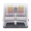 Bloc siguranțe cu 6 căi ATC ATO Cutie siguranțe lamelare Impermeabil 12V?24V DC cu indicator LED pentru automobil