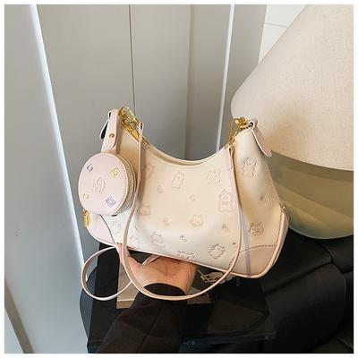 New Fashion Letter Dumpling Bag Single Shoulder Oblique Span Small Bag Women's Versatile Temperament Bag