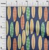 oneOone Cotton Flex Blue Fabric Kids Floral Sewing Craft Projects Fabric Prints By Yard 40 Inch