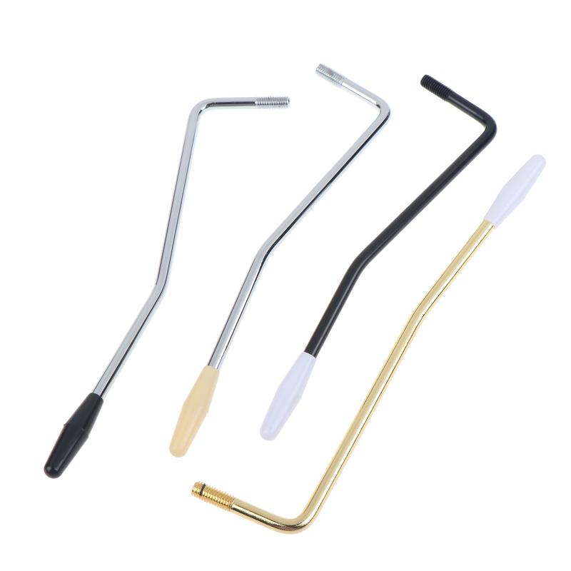 M6 Tremolo Whammy Bar Bridge Arm Premium Metal Guitar Part for Beginner & Pro Electric Guitar Players Chrome Black